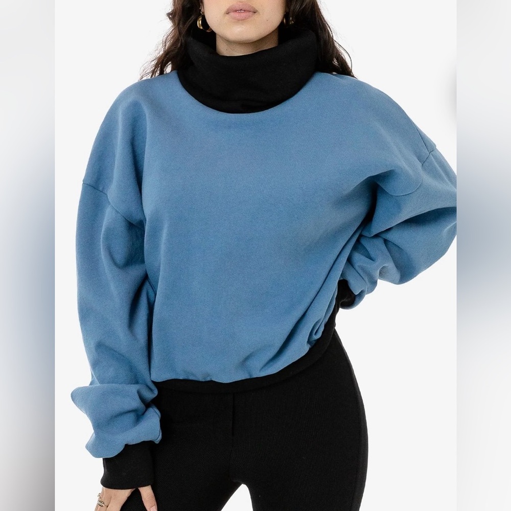 LA Apparel Turtleneck Sweatshirt